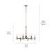 Myhouse Lighting Kichler - 52424PN - Six Light Chandelier - Torvee - Nickel Textured