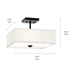 Myhouse Lighting Kichler - 43691BK - Three Light Semi Flush Mount - Shailene - Black