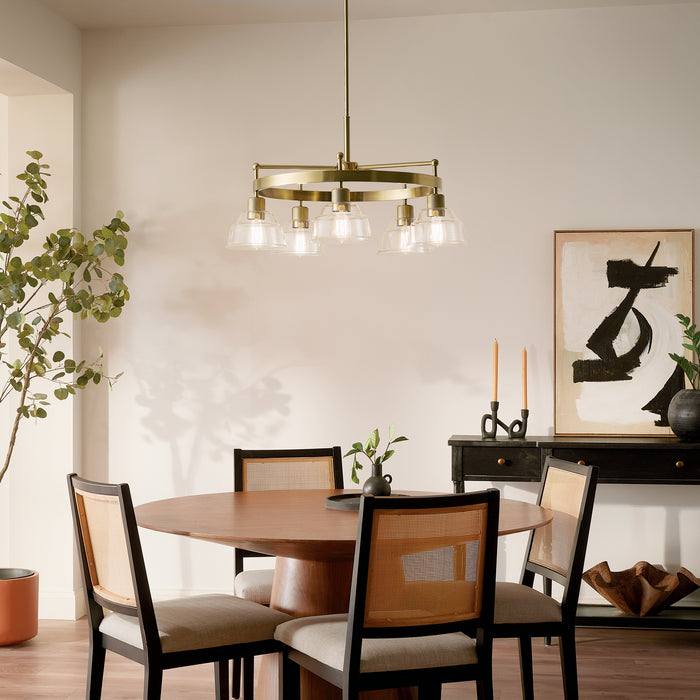 Myhouse Lighting Kichler - 52403BNB - Five Light Chandelier - Eastmont - Brushed Brass