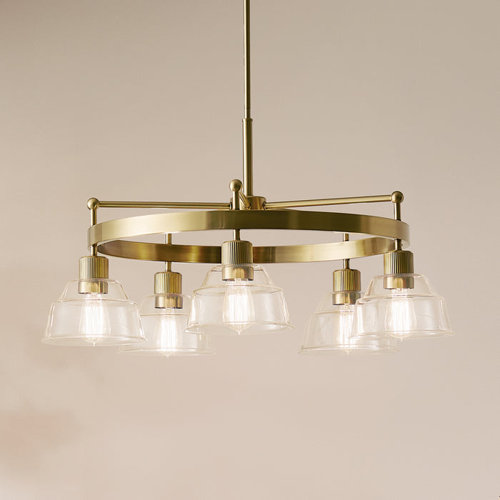 Myhouse Lighting Kichler - 52403BNB - Five Light Chandelier - Eastmont - Brushed Brass