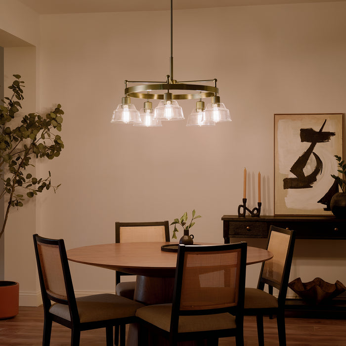 Myhouse Lighting Kichler - 52403BNB - Five Light Chandelier - Eastmont - Brushed Brass