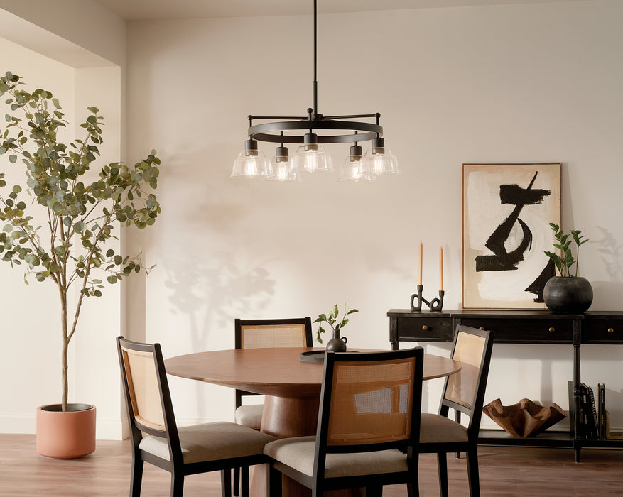 Myhouse Lighting Kichler - 52403BK - Five Light Chandelier - Eastmont - Black