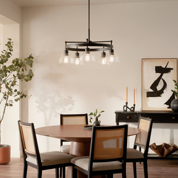 Myhouse Lighting Kichler - 52403BK - Five Light Chandelier - Eastmont - Black