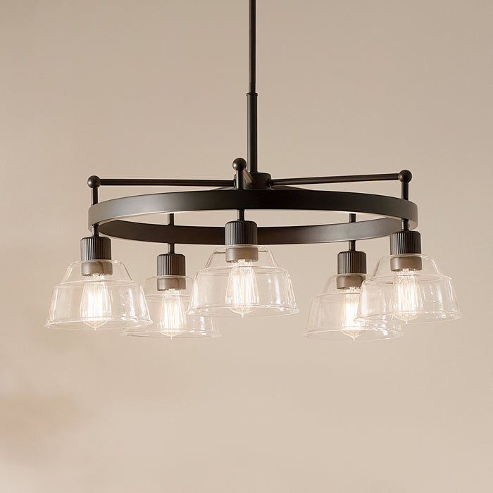 Myhouse Lighting Kichler - 52403BK - Five Light Chandelier - Eastmont - Black