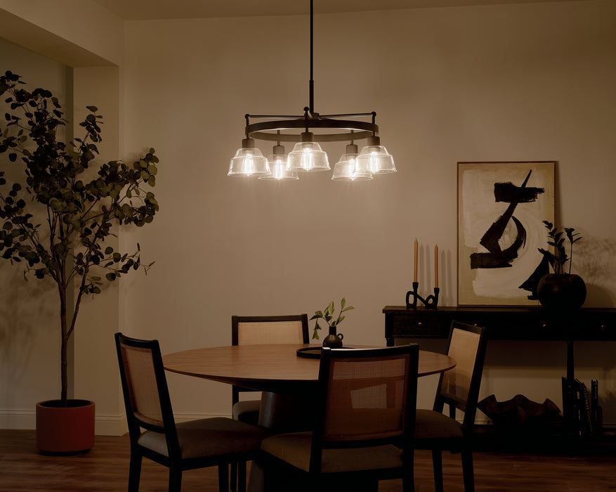 Myhouse Lighting Kichler - 52403BK - Five Light Chandelier - Eastmont - Black