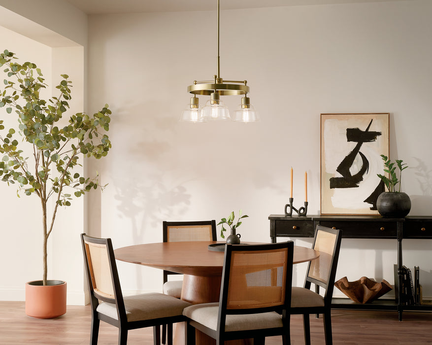 Myhouse Lighting Kichler - 52402BNB - Three Light Chandelier - Eastmont - Brushed Brass