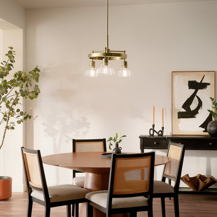 Myhouse Lighting Kichler - 52402BNB - Three Light Chandelier - Eastmont - Brushed Brass