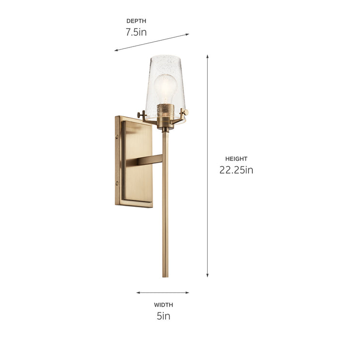 Myhouse Lighting Kichler - 45295CPZ - One Light Wall Sconce - Alton - Champagne Bronze