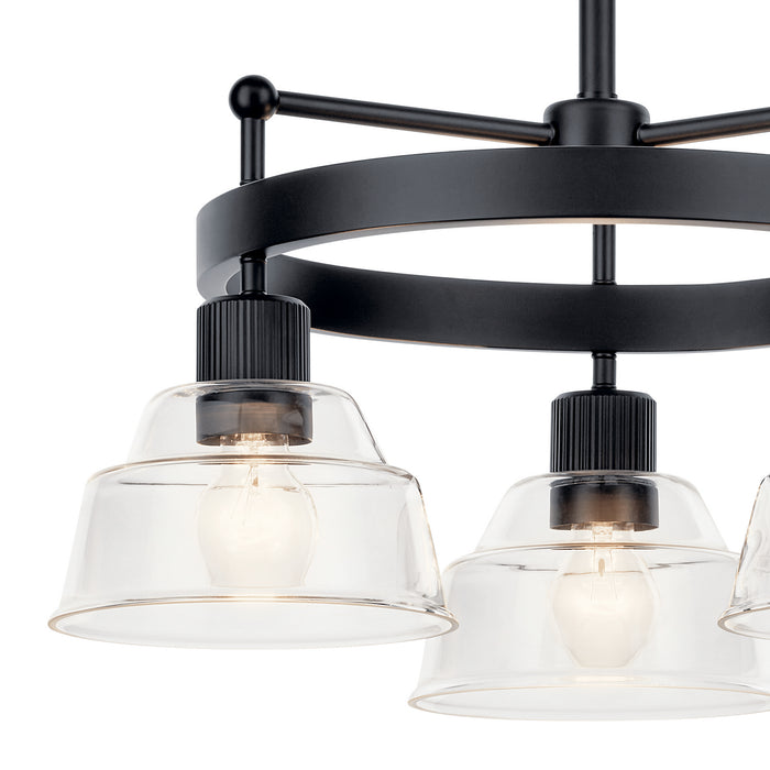 Myhouse Lighting Kichler - 52402BK - Three Light Chandelier - Eastmont - Black