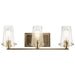 Myhouse Lighting Kichler - 45297CPZ - Three Light Bath - Alton - Champagne Bronze