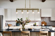 Myhouse Lighting Kichler - 52404BNB - Five Light Linear Chandelier - Eastmont - Brushed Brass