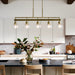 Myhouse Lighting Kichler - 52404BNB - Five Light Linear Chandelier - Eastmont - Brushed Brass