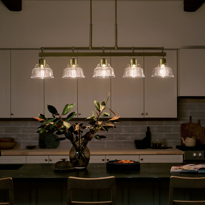 Myhouse Lighting Kichler - 52404BNB - Five Light Linear Chandelier - Eastmont - Brushed Brass