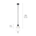 Myhouse Lighting Kichler - 52405BK - One Light Mini Pendant - Eastmont - Black