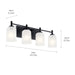 Myhouse Lighting Kichler - 45575BK - Four Light Bath - Shailene - Black