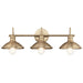 Myhouse Lighting Kichler - 45945CPZ - Three Light Bath - Clyde - Champagne Bronze