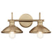 Myhouse Lighting Kichler - 45944CPZ - Two Light Bath - Clyde - Champagne Bronze