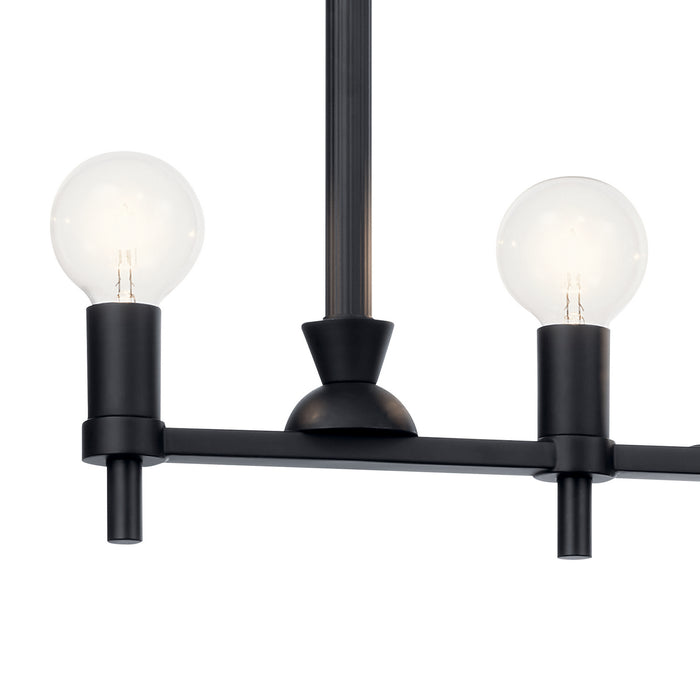 Myhouse Lighting Kichler - 52425BK - Five Light Linear Chandelier - Torvee - Black