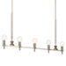 Myhouse Lighting Kichler - 52425PN - Five Light Linear Chandelier - Torvee - Nickel Textured