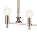 Myhouse Lighting Kichler - 52425PN - Five Light Linear Chandelier - Torvee - Nickel Textured