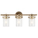 Myhouse Lighting Kichler - 45689CPZ - Three Light Bath - Brinley - Champagne Bronze