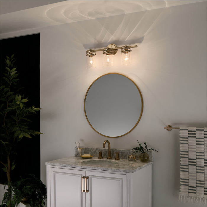 Myhouse Lighting Kichler - 45689CPZ - Three Light Bath - Brinley - Champagne Bronze