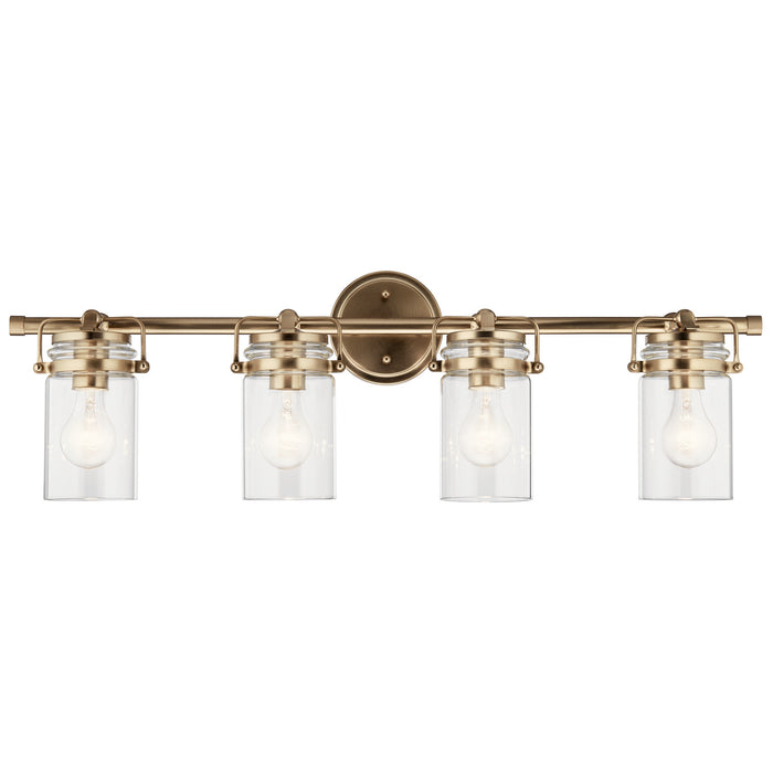 Myhouse Lighting Kichler - 45690CPZ - Four Light Bath - Brinley - Champagne Bronze