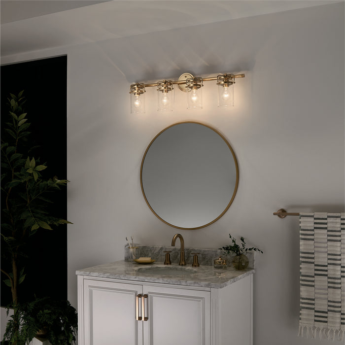 Myhouse Lighting Kichler - 45690CPZ - Four Light Bath - Brinley - Champagne Bronze