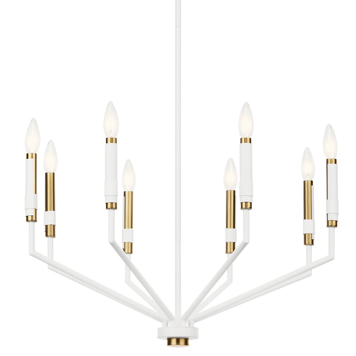 Myhouse Lighting Kichler - 52349WH - Eight Light Chandelier - Armand - White