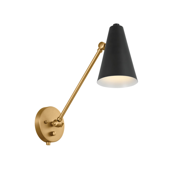 Myhouse Lighting Kichler - 52485NBRB - One Light Wall Sconce - Sylvia - Natural Brass