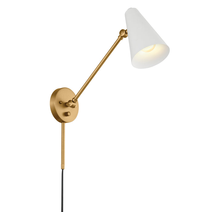 Myhouse Lighting Kichler - 52485NBRW - One Light Wall Sconce - Sylvia - Natural Brass