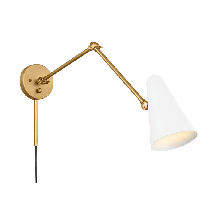 Myhouse Lighting Kichler - 52486NBRW - One Light Wall Sconce - Sylvia - Natural Brass