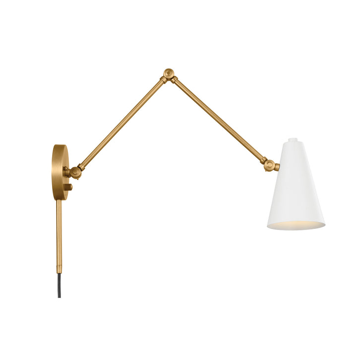 Myhouse Lighting Kichler - 52486NBRW - One Light Wall Sconce - Sylvia - Natural Brass