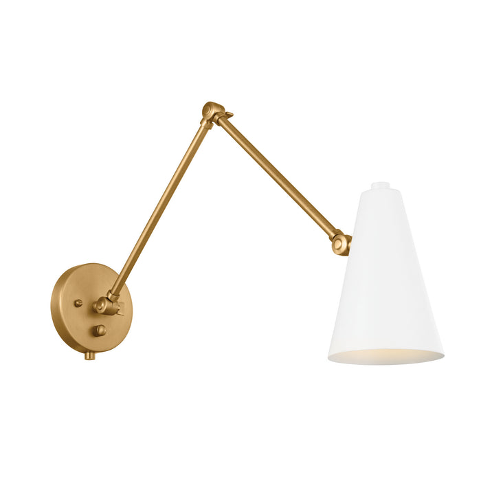 Myhouse Lighting Kichler - 52486NBRW - One Light Wall Sconce - Sylvia - Natural Brass