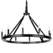 Myhouse Lighting Kichler - 52421BK - Ten Light Chandelier - Emmala - Black