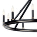 Myhouse Lighting Kichler - 52421BK - Ten Light Chandelier - Emmala - Black