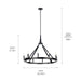 Myhouse Lighting Kichler - 52421BK - Ten Light Chandelier - Emmala - Black