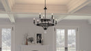 Myhouse Lighting Quoizel - ADL5030MBK - Nine Light Chandelier - Adelaide - Matte Black