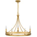 Myhouse Lighting Quoizel - APN5026LG - Five Light Chandelier - Aspyn - Light Gold