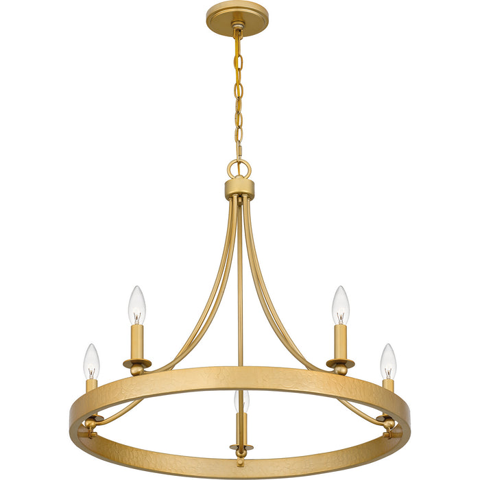 Myhouse Lighting Quoizel - APN5026LG - Five Light Chandelier - Aspyn - Light Gold