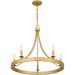 Myhouse Lighting Quoizel - APN5026LG - Five Light Chandelier - Aspyn - Light Gold