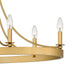 Myhouse Lighting Quoizel - APN636LG - Six Light Island Chandelier - Aspyn - Light Gold