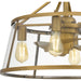 Myhouse Lighting Quoizel - BAW3122WS - Four Light Fandelier - Barlow - Weathered Brass