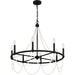 Myhouse Lighting Quoizel - BGA5030MBK - Eight Light Chandelier - Brigitta - Matte Black