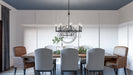 Myhouse Lighting Quoizel - BGA5030MBK - Eight Light Chandelier - Brigitta - Matte Black