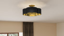 Myhouse Lighting Quoizel - BSM1714MBK - Four Light Semi-Flush Mount - Balsam - Matte Black