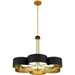 Myhouse Lighting Quoizel - BSM5028MBK - Six Light Chandelier - Balsam - Matte Black