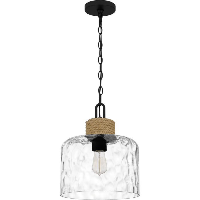 Myhouse Lighting Quoizel - BTC1512MBK - One Light Mini Pendant - Baltic - Matte Black