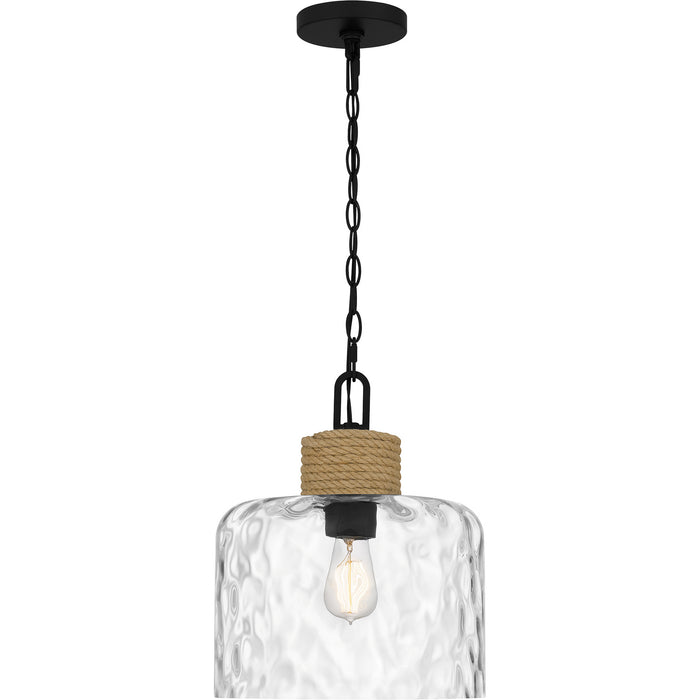 Myhouse Lighting Quoizel - BTC1512MBK - One Light Mini Pendant - Baltic - Matte Black