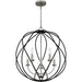 Myhouse Lighting Quoizel - BYN2824AN - Five Light Pendant - Bryn - Antique Nickel